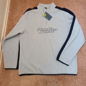 NWT Nautica Fleece pullover with zipper